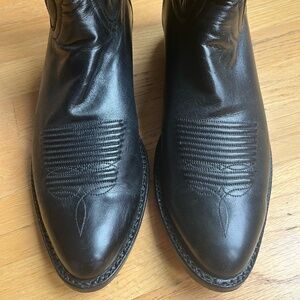Lucchese Handmade Classics black (goat or calfskin glove) cowboy boots